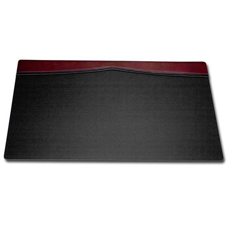 DACASSO Dacasso P7021 Burgundy 34 x 20 Desk Pad with a Top-rail P7021